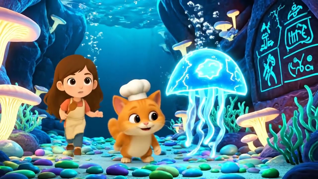 Cats explore the ocean.