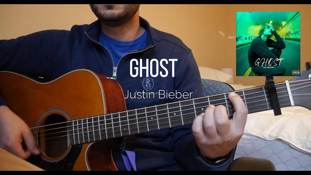 How to Play Ghost by Justin Bieber on Guitar Easy