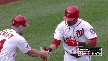 PHI@WSH: Desmond opens scoring with solo home run