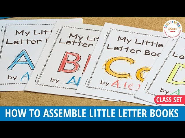 How to Easily Assemble Printable Alphabet Books for Your Whole Class - YouTube how-to-easily-assemble-printable-alphabet-books-for-your-whole-class-youtube