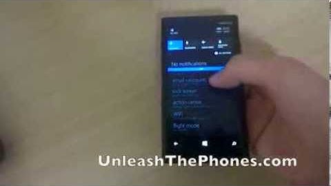 Windows Phone 8.1 Action Center revealed in New video