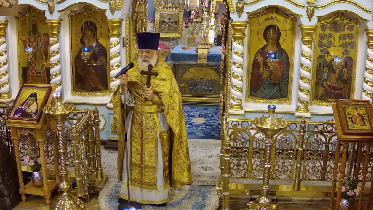Неделя пред Рождеством Христовым. Мч. Вонифатия. Божественная Литургия ...