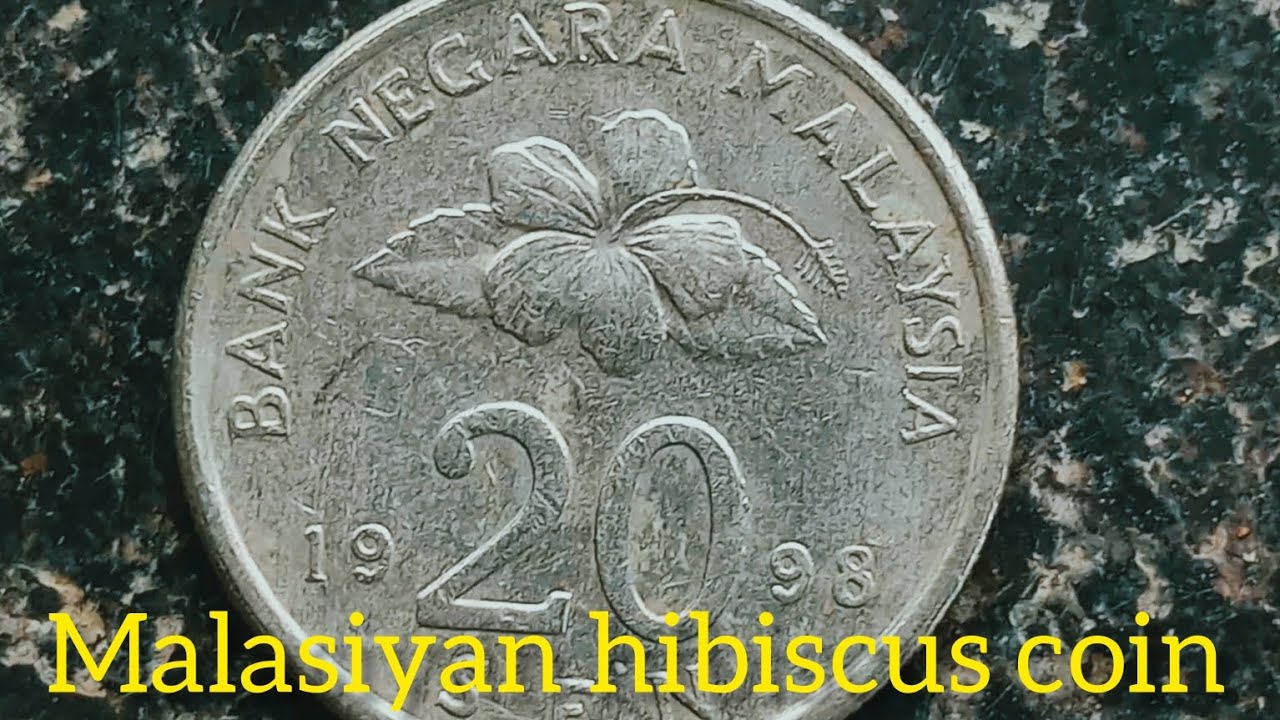 #20 s e n mslasiyan hibiscus coin 1998