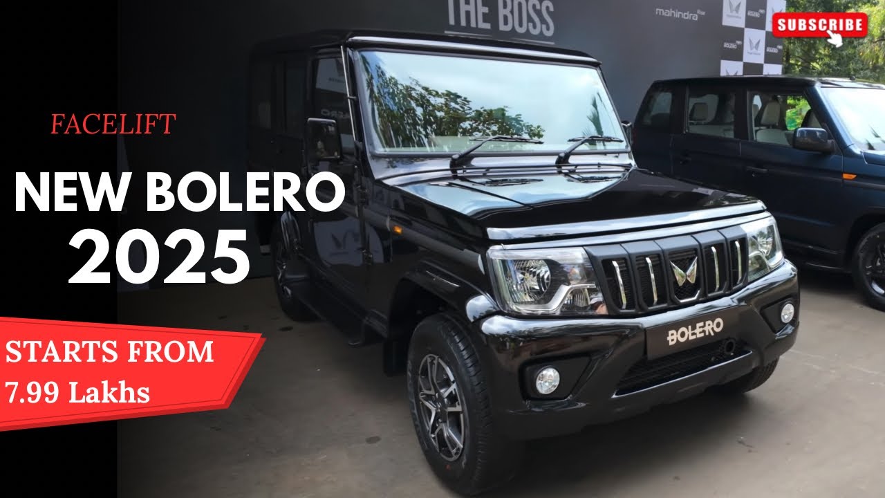 New Mahindra Black Bolero 2025🔥| First impression | 7.99 lakh Mai SUV😱 #bolero2025 #newbolero 