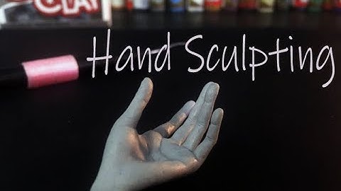 How to sculpt a hand in polymer clay/tutorial
