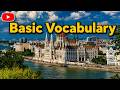 Learn Hungarian Fast: Basic Vocabulary for Beginners (Audio Lesson)