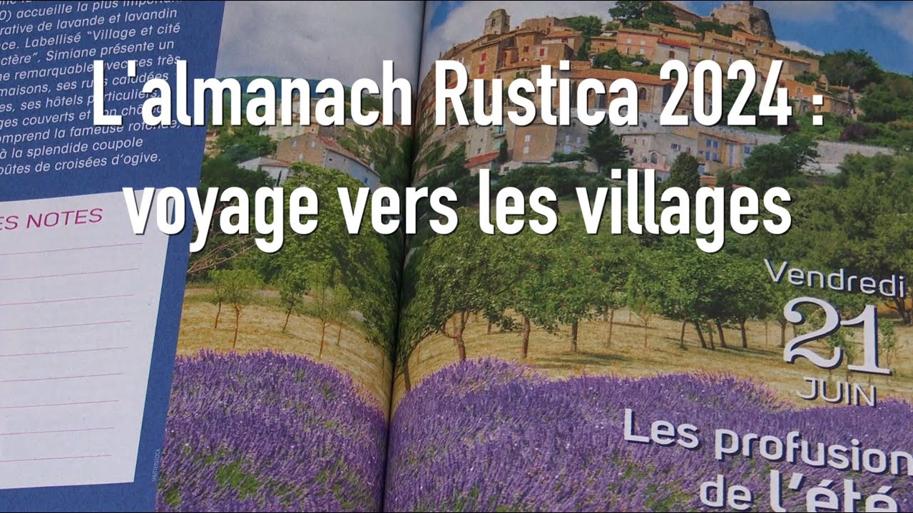 Almanach Rustica 2024 - En kiosque jusqu'au 2 janvier 2024 