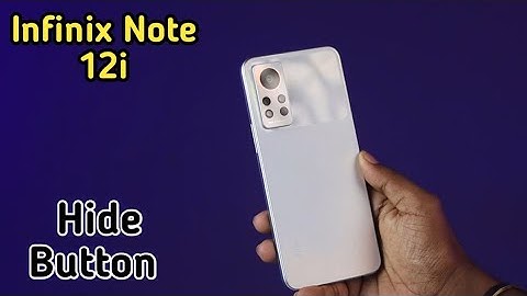 Back Button Setting In Infinix Note 12i, Hide Navigation Gesture Bar Setting In Infinix Note 12i,