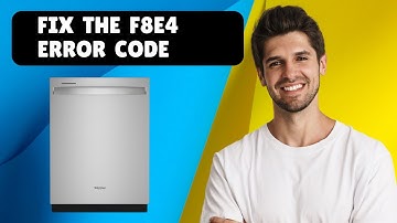 How To Fix Whirlpool Dishwasher Code F8E4 Error | Step-by-Step Guide