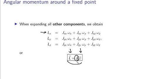Mechanical dynamics (Newtonian and Lagrangian mechanics): vidéo 2.5 Euler orientation