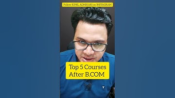 Best Courses After B.Com | B.com career options | By Sunil Adhikari #shorts #shortsvideo