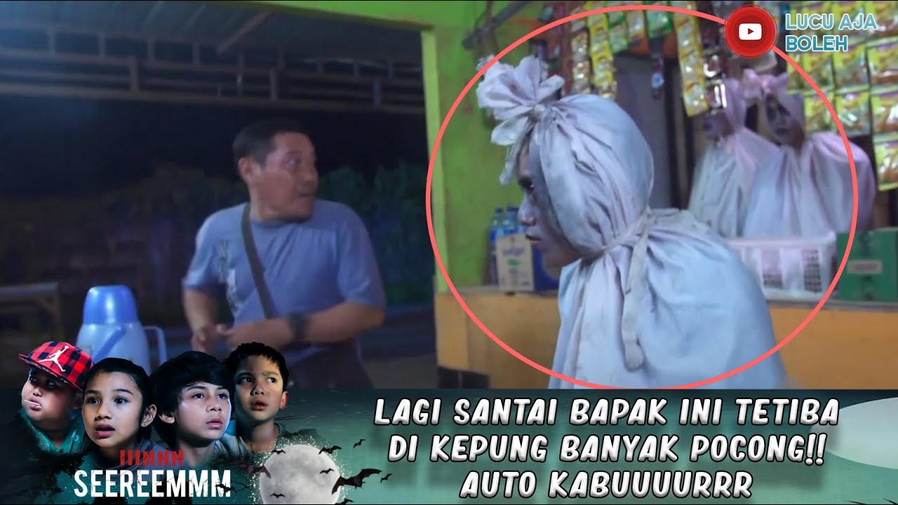 LAGI SANTAI BAPAK INI TETIBA DI KEPUNG BANYAK POCONG!! AUTO KABUUUURRR  - IH SEREM