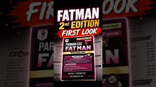📚 FATMAN Second Edition by Parmar SSC | First Look 💥  FULL REVIEW SOON 😍 #ssc #shorts #ytshorts