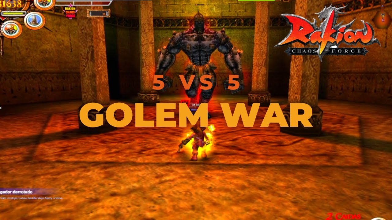 Rakion GOT - 5 vs. 5 Golem War Gameplay! (Super Mode)