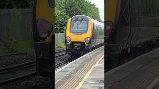 Ritchie catching a glimpse of a Cross-Country Voyager at Water Orton