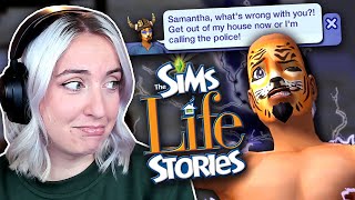 the sims life stories is SO unserious