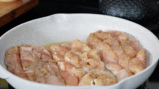 ¡Nunca he comido pechuga de pollo así! ¡Receta fácil y rápida! asmr