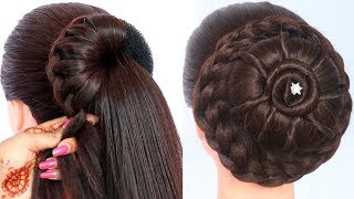 8 easy juda hairstyles for gown, lehenga, & saree || new hairstyle for girls || trending hairstyles