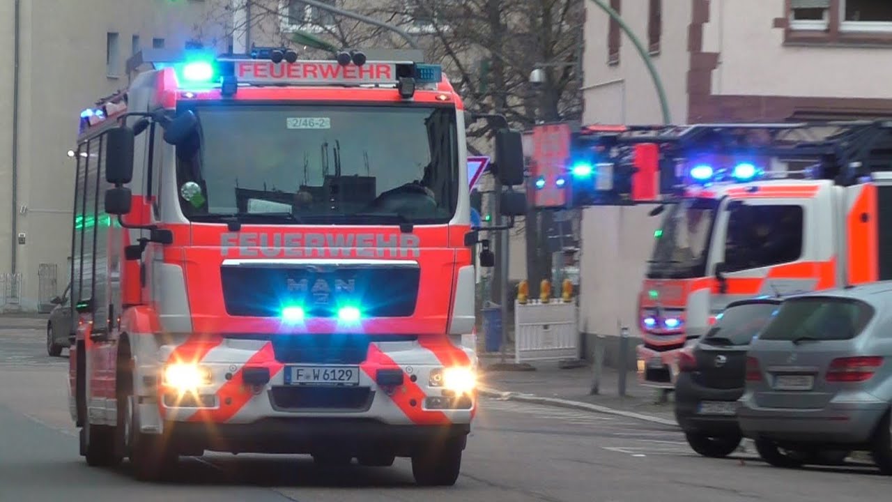 Großbrand & mehr! | Einsatzfahrten von Feuerwehr, Rettungsdienst und Polizei in Frankfurt am Main!