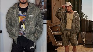 YoungLA 249 Men's 5062 Heritage Zip Up Hoodie (try-on)