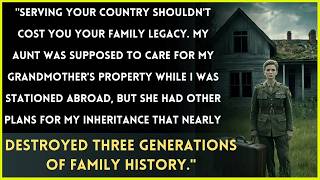 My Aunt Sold Grandma’s House While I Was Deployed—What She Did with My Inheritance Was Evil
