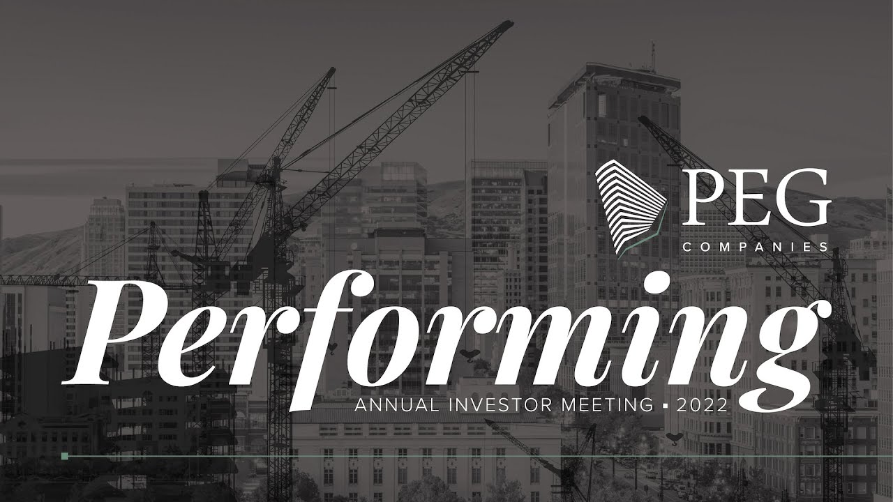 2022 PEG Companies Annual Investor Meeting YouTube