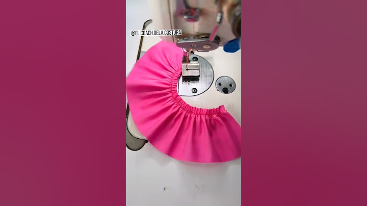 Pie prensatelas para fruncir o plisar