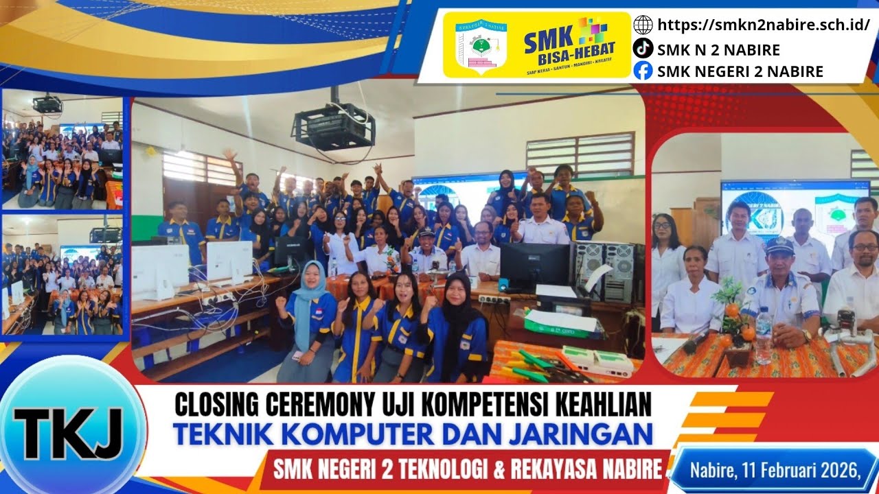 Langkah Akhir Menuju Profesional | Penutupan UKK TKJ SMK N 2 Nabire