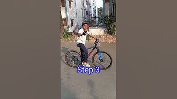 Thumbnail of How to Rolling Stoppie in Cycle Tutorial 20 second | Subscribe For More |#shorts#cyclestunt#wheelie