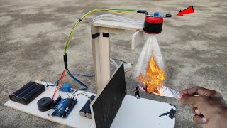 Automatic fire extinguisher - for fire Prevention Best Project | inspire Award Project