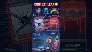 Context Leak in Android: App Slow Kyun Hoti Hai?#AndroidDevelopment #ContextLeak #Kotlin