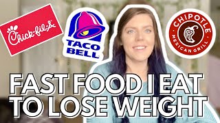 FAST FOOD I EAT TO LOSE WEIGHT | How I Lost 70 pounds & Still Eat Fast Food | WW Blue Plan Friendly! screenshot 4