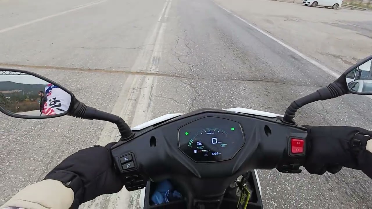 Kış Başlamadan Son uzun Yol 300+300=600 km.  Hava buz .. #keşfetbeniöneçıkar #keşfet #scooter #rks 