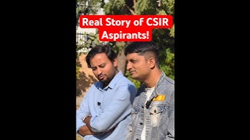 CSIR JRF Aspirant Ki Real Story 😭 Ups & Downs Full – But End Matters! 🔥 #CSIRNET