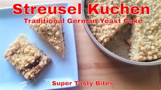 Streusel Kuchen Recipe  German Yeast Cake with Crumb Topping!