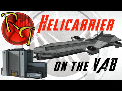 [KSP] Avengers S.H.I.E.L.D. Helicarrier - LAND on the VAB