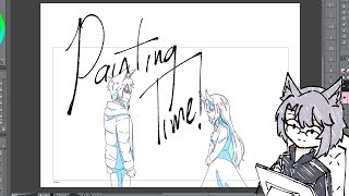 【Animation】paint time ! ! 【狐シーノ/Shino Kitsune】【Vtuber Malaysia】