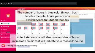 How to setup your availability as a Tutor on the OTAK Platform | 1 to 1 Online Tuition