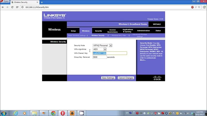 How to Change Security Password on Linksys Router