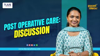 POST-OPERATIVE CARE: DISCUSSION  - OET Speaking
