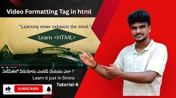 🌐🎞️ ||HTML Video Tag Explained ||Embed Videos in Webpage with Ease!||