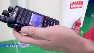 IP67 Waterproof Test Retevis RT29 RT47 RT48 RT81 RT82 RT83 Ailunce HD1