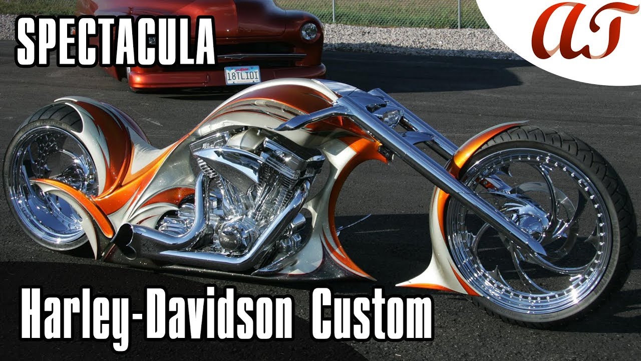 Harley Davidson Special Showbike Custom Spectacula Aandt Design Youtube