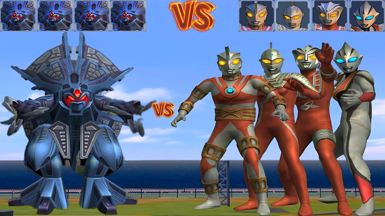 UFE3：Bishop Groka vs Ace Robot/Delusion-Seven/ASTRA/Evil Digga