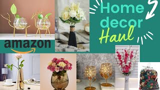 AMAZON HOME DECOR HAUL|FLOWER VASES &amp; ARTIFICIAL FLOWERS|vnusways