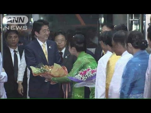 ミャンマー訪問の総理　ヤンゴンの経済特区視察へ（13/05/25）