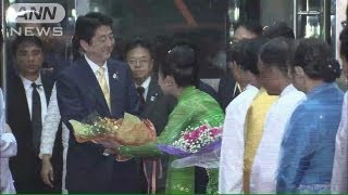 ミャンマー訪問の総理　ヤンゴンの経済特区視察へ（13/05/25）