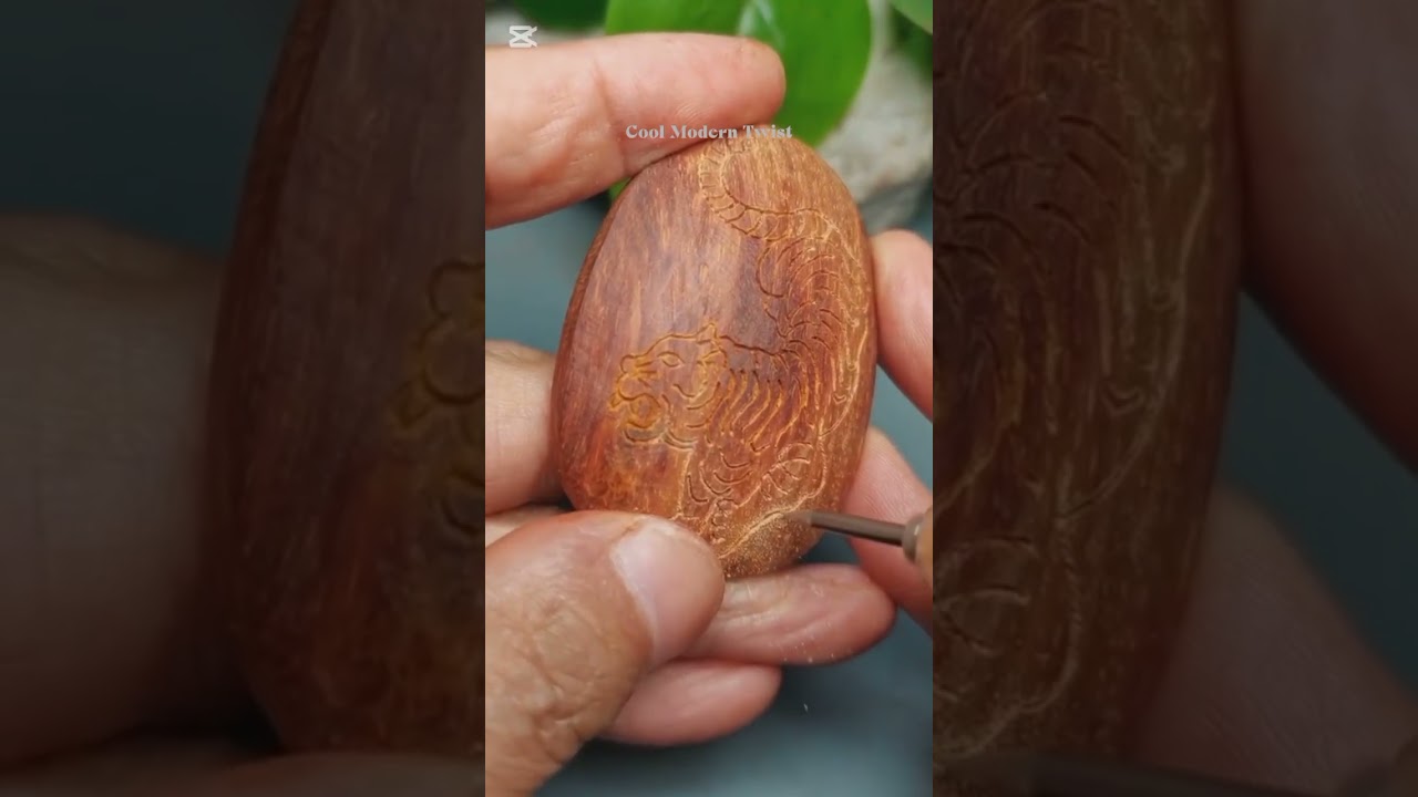 wood keychain | woolen keyring making 