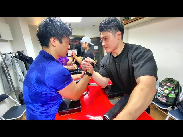 Rankers gather! [Arm wrestling] - YouTube