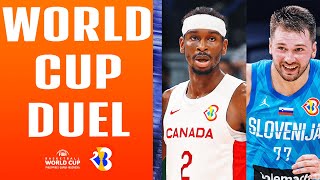 ELITE DUEL 🔥 Shai Gilgeous-Alexander (31 PTS \& 10 REB) vs Luka Dončić (26 PTS \& 5 AST) | #FIBAWC